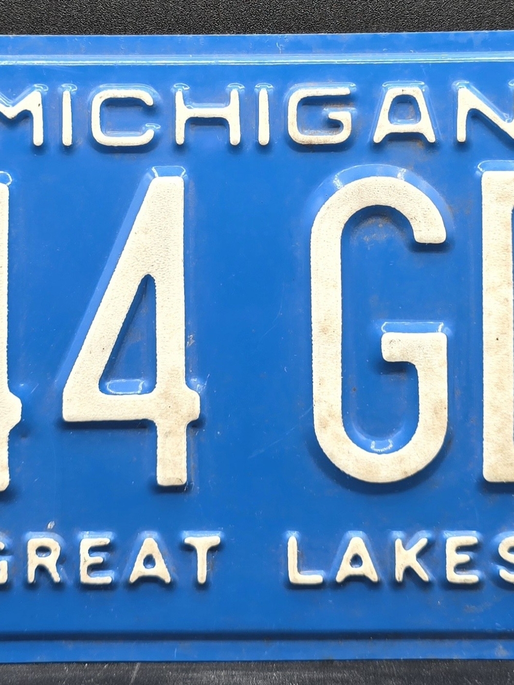 Michigan Great Lakes License Plate